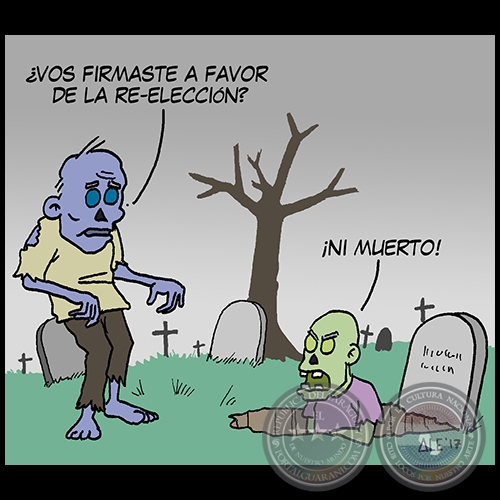 Zombie - Chiste de Alejandro Espinosa - Año 2017